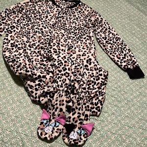 Adult one piece footed PJ’s